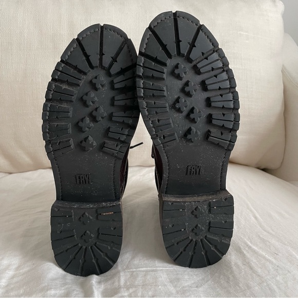 Frye Brown Leather Winter Combat Boot - Picture 9 of 11